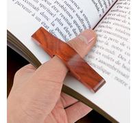 Ruwshuuk Maintenant De Page Pour Pouce - Anneau de Pouce pour Maintenance de Pages,Assistant de Lecture Littéraire en Noyer pour Enseignants Étudiants Adultes Lecteurs Passionnés