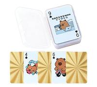 Ruwshuuk Mini Jeu de Cartes - Jeu de Société Imperméable - Nomade pour Soirées en Famille,pour Adultes Magiciens Réunions Familiales Collectionneurs Voyageurs Événements à Thème Camping Bars Clubs