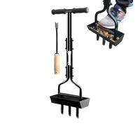 Ruwshuuk Outil aérateur de pelouse multifonction pour jardin, accessoires de jardinage, fournitures de construction pour planter un sol ameublement