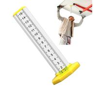 Ruwshuuk Outil de nivellement de plafond, règle de mesure de précision multifonction avec base magnétique pour le travail du bois, la menuiserie, le garage, la maison
