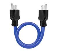 Ruwshuuk Outlet Extating Cord, rallonge double mâle | Câble d'extension haute performance | Alimentation électrique sûre avec 3 fiches pour environnement commercial ou industriel à la maison