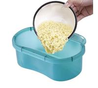 Ruwshuuk Panier d'évier - Récupérateur de nourriture pour évier, sans perçage, pour boulangerie, hôtel, dortoir, appartement, restaurant