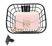 Ruwshuuk Panier pour Vélo,Porte-Bagages Amovible - Accessoire de Guidon pour Courses Camping Chiens Chats
