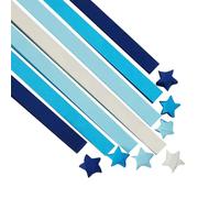 Ruwshuuk Papier étoile | 1350 feuilles de bandes de papier Lucky Star | Papier artisanal pour la décoration étoile , papiers étoiles Double face pour l'enseignement scolaire