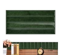 Ruwshuuk Papier Peint Autocollant Pour Cuisine,Panneaux Autoadhésifs De Revêtement 9,7 x 2,6 cm - Papier Peint Adhésif Amovible Cuisine,pour Salle de Bain Chambre Salon Plan de Travail Douche Sol