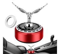 Ruwshuuk Parfum de voiture - Eagle Solar - Désodorisant rotatif pour voiture - Diffuseur d'huiles essentielles - Thérapie - Longue durée - Accessoire de décoration d'intérieur pour véhicules