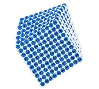 Ruwshuuk Petits Autocollants Numérotés - Lot de 7 Étiquettes Autocollantes pour Inventaire - Autocollant Rond Résistant 2,5 cm de 1 à 100 pour Casiers Stockage Intérieur et Extérieur