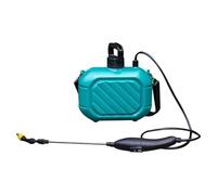 Ruwshuuk Pulvérisateur électrique à eau rechargeable pour gazon 5 litres - Pour jardinage extérieur, engrais électrique, utilisation dans le jardin, pelouse, patio, arrière-cour, agriculture, serre et