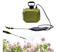 Ruwshuuk Pulvérisateur électrique de jardin, rechargeable pour gazon 5 litres | Pour jardinage extérieur, engrais électrique, utilisation dans le jardin, pelouse, patio, arrière-cour, agriculture