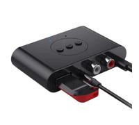 Ruwshuuk Récepteur d'autoradio - Adaptateur audio sans fil - Haut-parleur - Réduction du bruit - Adaptateur multifonction pour véhicule, voyage, voiture, camion