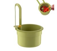 Ruwshuuk Récupérateur alimentaire pour évier | Attrape-résidus autonettoyant pour évier de cuisine, passoire de drainage, ustensiles ménagers pour déchets de fruits et légumes