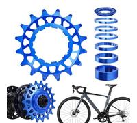 Ruwshuuk Roue libre de vélo à vitesse unique | Remplacement de roue libre 16T/18T | Pignon de vélo, pour ville, extérieur, VTT, vélo de route, débutant, adulte, enfant, jeune