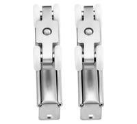 Ruwshuuk Rouleau de Porte Coulissante - Jeu de 2 Roulettes pour Rail Coulissant | Accessoires Silencieux Antiusure de Remplacement pour Cuisine et Salle de Bains