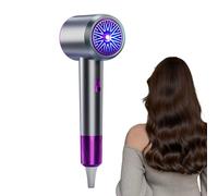 Ruwshuuk Séchoir Cheveux Lumière Bleue Ions Négatifs - Séchoir Coiffant Salon,Appareil de Coiffure Lisseur Boucleur Séchage pour Femmes Voyage Bouclés Salon