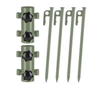 Ruwshuuk Support de fixation pour tente | Porte-canne à pêche léger pour parasol de plage, extérieur, camping, pêche, plage, randonnée