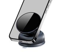 Ruwshuuk Support magnétique pour téléphone portable pour voiture | Support de téléphone portable à ventouse - Rotation à 360 ° pour filmer, navigation, conduite, tableau de bord, miroir
