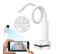 Ruwshuuk Support pour babyphone | Support pour caméra de lit - Pince réglable avec bras long pour meubles de maison, cuisine, salle de bain et étagères