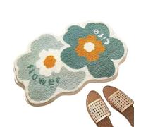 Ruwshuuk Tapis De Douche pour Salle De Bain - Lavable en Machine Doux Et Absorbant - Accessoire Douche Nettoyant Pieds pour Salle De Sport Chambres Étudiantes Hôtels