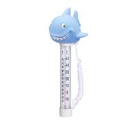 Ruwshuuk Thermomètre de Piscine,Outil de Mesure Température pour Bain à Thème Requin | Thermomètre Flottant pour Baignoire, Spa, Piscine, Bassin Extérieur, Aquarium, Décoration Intérieure