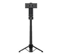 Ruwshuuk Trépied avec Perche à Selfie | Support Pliable pour Portable | Support Caméra Rotation 360 Degrés Accessoire Antidérapant pour Vlog Extérieur