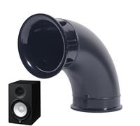 Ruwshuuk Tube de Port de Haut-Parleur pour Caisson de Basses, Port de Tube de Haut-Parleur, Tube de Guidage de Haut-Parleur incurvé, Tube Bass Reflex pour Caisson de Basses, évent de Tube de Port de