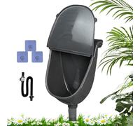 Ruwshuuk Urinoir mural avec couvercle | Urinoir de lavage mural pour salle de bain, déviateur anti-déversement réglable avec tuyau pour maison, jardin, camping, résidence étudiante