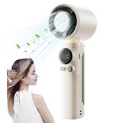 Ruwshuuk Ventilateur de Poche,Ventilateur Portable de Voyage - Rafraîchisseur d'Air Portable pour Plage Croisière Camping Anniversaire et Activités Extérieures avec Refroidissement Puissant