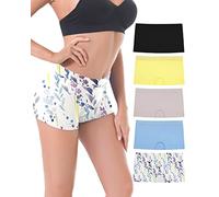 Ruxia Culotte garçonne sans couture pour femmes, sous les robes, sous-vêtements pour dames, lot de 5, SP, L