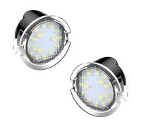 RUXIFEY Lot de 2 lampes LED pour rétroviseur latéral compatible avec Ford F150 Explorer Edge Expedition Flex Fusion Taurus X Blanc 6000 K