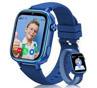 RUXINGX Montre Connectée Enfant avec GPS et Telephone Smartwatch 4G (Azul)