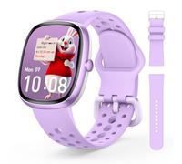 RUXINGX Montre Connectée Enfant Fitness Tracker avec 100+ Modes Sportifs, Podomètre, Cardiofrequencemètre, Moniteur de Sommeil, 20 Jeux, IP68 Étanche, Cadeau pour Garçons Filles de 5 à 16 Ans Violet