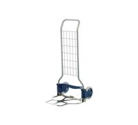 RUXXAC Diable de transport -cart pliable ossature en acier, revêt. poudre alu...