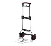 Diable pliable VA Alu.H.1130mm pelle-L.410xB490mm Trgf.125kg