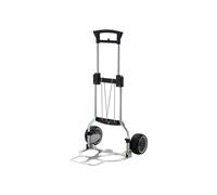 RUXXAC Diable de transport pliable Tube d'acier, chromé aluminium hauteur 1 1...