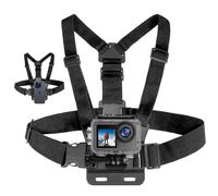 Ruycllo Mini Support de Poitrine pour Smartphone, Harnais Chesty, Ceinture pour Caméra d’Action Compatible avec GoPro, DJI Osmo, SJCAM, iPhone, Samsung Galaxy pour Cyclisme, Ski, Trekking