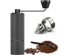 Ruycllo Moulin à Café Manuel, Portable Moulin à Café Manuel avec Meule Conique en Acier Inoxydable, 30 Niveaux Réglables & Capacité de 30g pour French Press, Aeropress, Moka