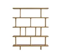 ruyi-1986 Bibliothèques Bibliothèque rétro sur Pied, étagère de Rangement Murale Ouverte à Plusieurs Niveaux(Grand)