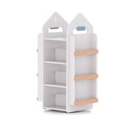 ruyi-1986 Bibliothèques Bibliothèque rotative à 360 °, Rangement de Livres d'images, Support Lecture, sur Pied for la Maison