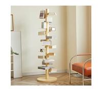 ruyi-1986 Bibliothèques Bibliothèque rotative sur Pied Multicouche en Fer forgé, Coin de Lecture Invisible, Support Rangement Grande Hauteur