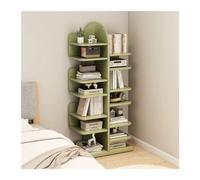 ruyi-1986 Bibliothèques Bibliothèque Simple en Forme de Cactus d'arbre, Armoire Maison for étudiants, Petite bibliothèque à Fente étroite, casier Rangement Multicouche for Salon(Green)