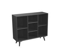 ruyi-1986 Bibliothèques Bibliothèque sur Pied, vitrine de Salon, étagère for Livres d'images, Support Rangement Multifonctionnel, Simple et Moderne(Grigio)