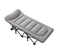 ruyi-1986 Lit Pliant Lit Pliant for Pause Sieste, Simple, Bureau, Chaise Longue, Couchage, Marche, Compagnon(Grigio)