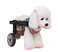 RUYICZB Chariot pour Chien Fauteuil Roulant À 4 Roues, Chariot pour Animaux De Compagnie Petit/Moyen Chien, Assistant De Marche pour Chien Handicapé pour l'exercice des Jambes,L