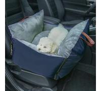 RUYICZB Siège Auto Chien 10Kg pour Voiture Entièrement Détachable Et Lavable Sac Transport Chien Voiture avec Ceinture De Sécurité Base Antidérapante pour Chiens De Petite Et Moyenne Taille,Bleu