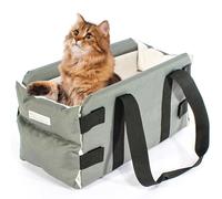 RUYICZB Siège Auto pour Chien De Petite Taille, Siège D'auto pour Chien À Console Centrale, Panier Chien Voiture Sac Transport Chien Voiture Siege 2In1 Auto Chat Lavable Et Amovible avec Fixe