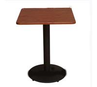 RUYICZB Table D'appoint Carrée De Ferme, Table D'appoint avec Pieds Ronds, Petites Tables D'appoint Carrées D'extérieur, Tables Centrales Simples pour Salon, Chambre, Appartement,Walnut,M