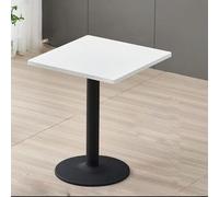RUYICZB Table D'appoint Carrée De Ferme, Table D'appoint avec Pieds Ronds, Petites Tables D'appoint Carrées D'extérieur, Tables Centrales Simples pour Salon, Chambre, Appartement,Black White,S