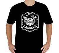 ruyin The Old Firm Casuals Band Crest Mens T-Shirt Black XL