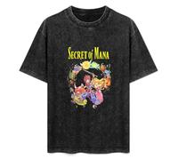 ruyin The Secret of Mana Video Game 2 T T-Shirt Black L