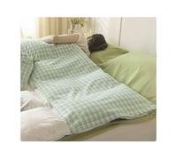 RUZGAR Drap de Sac de Couchage Coton Fermeture Confort Léger Sac de Couchage et Couverture de Voyage Sac de Couchage d'É té Doublure Drap Intérieur(Green,160x210cm-63x82)